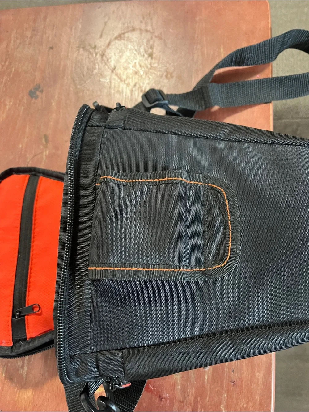 Case Logic Black Camera Bag with Red Accent with shoulder strap